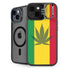 Marijuana Rasta Flag iPhone 15 Kickstand Case